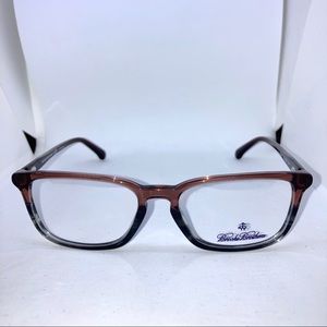Brooks Brothers Grey Horn Gradient Eyeglasses